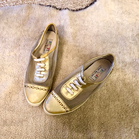 Vintage Stuart Weitzman Leather Sneaker Flats - Picture 3 of 5